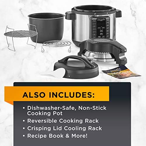 Crock-Pot Express Crisp 8 Quart 10-in-1 Pressure Cooker YVLP