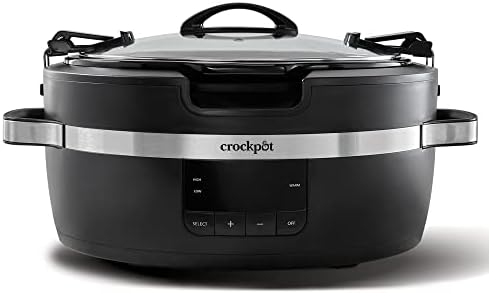 Crock-Pot Thermoshield 6 Quart Slow Cooker with Carry Handles UJBK