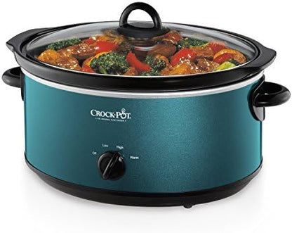Crock-Pot 7 Quart Manual Slow Cooker – Turquoise 0WDH
