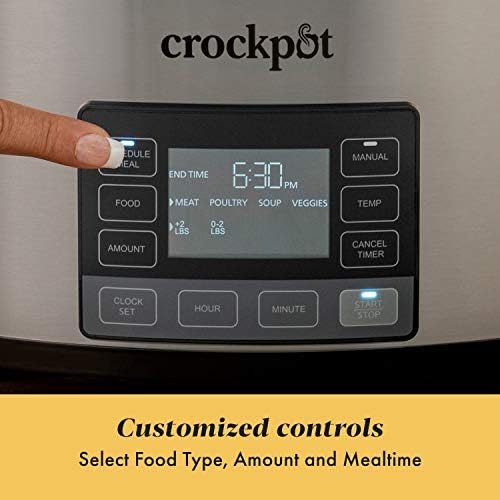 Crock-Pot MyTime 6 Quart Programmable Slow Cooker G3CK
