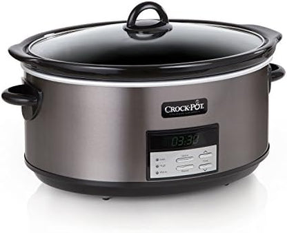 Crock-Pot 8 Quart Programmable Slow Cooker with Auto Warm SFL8
