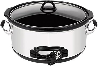 Crock-Pot 7 Quart Programmable Slow Cooker – Polished Platinum 9JUF