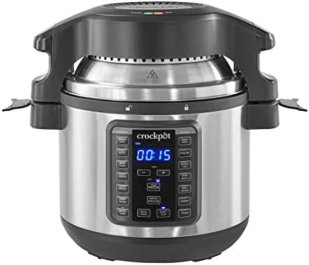 Crock-Pot Express Crisp 8 Quart 10-in-1 Pressure Cooker YVLP