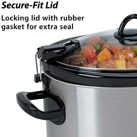 Crock-Pot Cook & Carry 6 Quart Portable Slow Cooker 6KGU