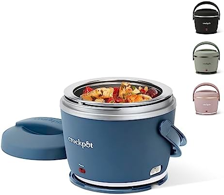 Crock-Pot Electric Lunch Box Food Warmer 20oz – Faded Blue L2PK