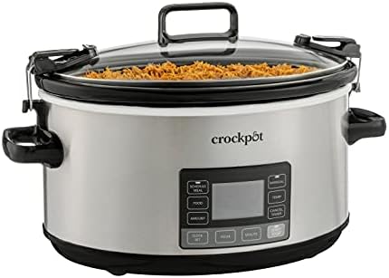 Crock-Pot 7 Quart Portable Programmable Slow Cooker with Timer CS3K