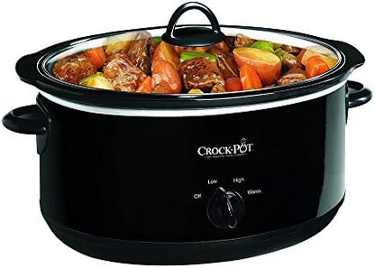Crock-Pot 8 Quart Manual Slow Cooker – Black 22J0