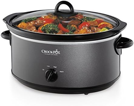 Crock-Pot 7 Quart Slow Cooker – Charcoal L96M