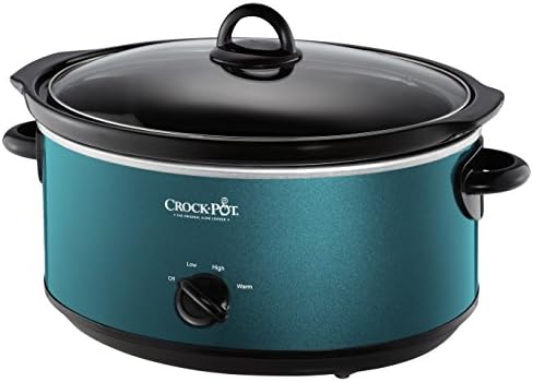 Crock-Pot 7 Quart Manual Slow Cooker – Turquoise 0WDH