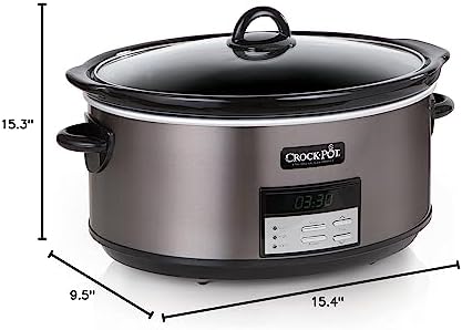 Crock-Pot 8 Quart Programmable Slow Cooker with Auto Warm SFL8