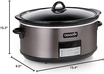 Crock-Pot 8 Quart Programmable Slow Cooker with Auto Warm SFL8