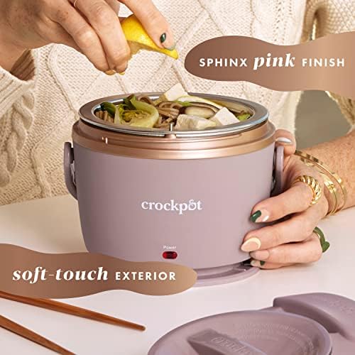 Crock-Pot Electric Lunch Box Food Warmer 20oz – Blush Pink 3NSS