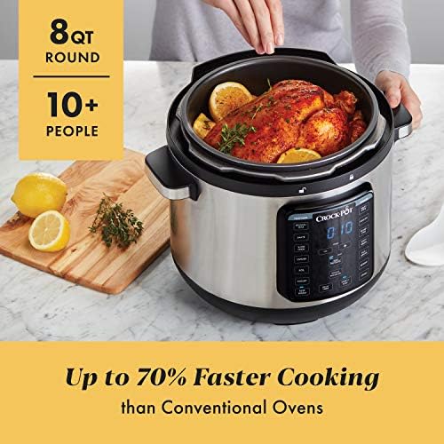Crock-Pot 8 Quart Express Crock Multi-Use Pressure Cooker NOCM