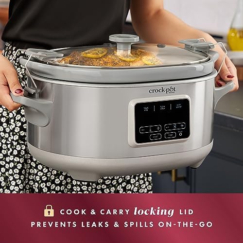 Crock-Pot 7 Quart Programmable Cook & Carry Slow Cooker QZBD