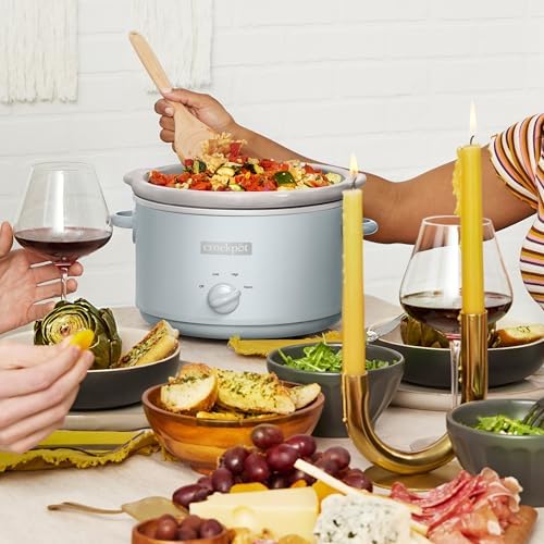 Crock-Pot 4.5 Quart Manual Slow Cooker – Macaroon Blue OTWB