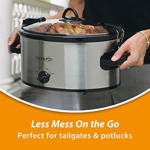 Crock-Pot Cook & Carry 6 Quart Portable Slow Cooker 6KGU