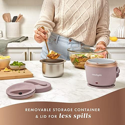 Crock-Pot Electric Lunch Box Food Warmer 20oz – Blush Pink 3NSS