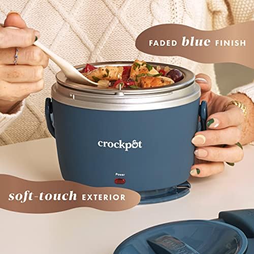 Crock-Pot Electric Lunch Box Food Warmer 20oz – Faded Blue L2PK