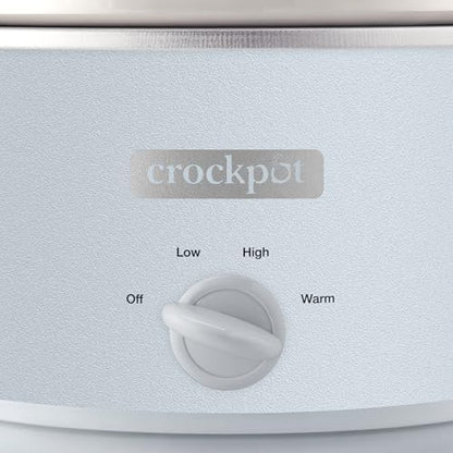 Crock-Pot 4.5 Quart Manual Slow Cooker – Macaroon Blue OTWB