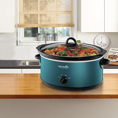 Crock-Pot 7 Quart Manual Slow Cooker – Turquoise 0WDH