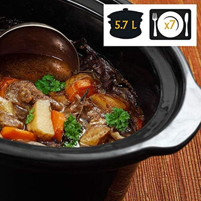 Crock-Pot Cook & Carry 6 Quart Portable Slow Cooker 6KGU