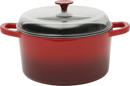 Crock-Pot 3 Quart Enameled Cast Iron Dutch Oven – Aqua CSEL