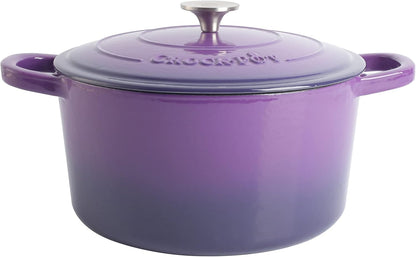 Crock-Pot 3 Quart Enameled Cast Iron Dutch Oven – Aqua CSEL