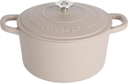 Crock-Pot 3 Quart Enameled Cast Iron Dutch Oven – Aqua CSEL