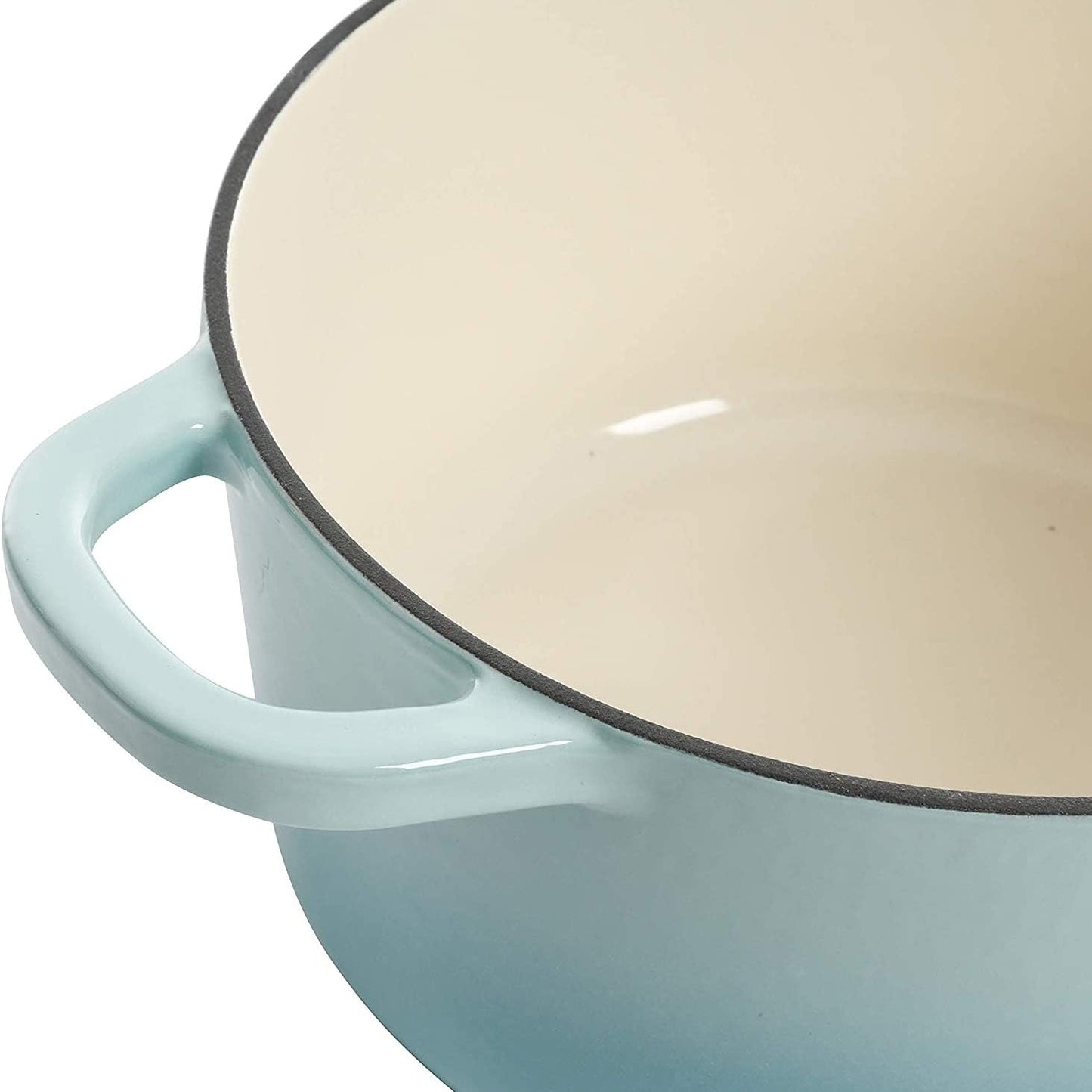 Crock-Pot 3 Quart Enameled Cast Iron Dutch Oven – Aqua CSEL