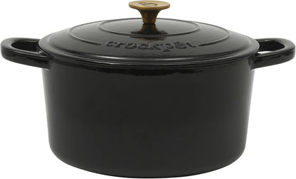 Crock-Pot 3 Quart Enameled Cast Iron Dutch Oven – Aqua CSEL