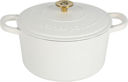 Crock-Pot 3 Quart Enameled Cast Iron Dutch Oven – Aqua CSEL