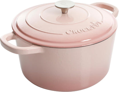 Crock-Pot 3 Quart Enameled Cast Iron Dutch Oven – Aqua CSEL