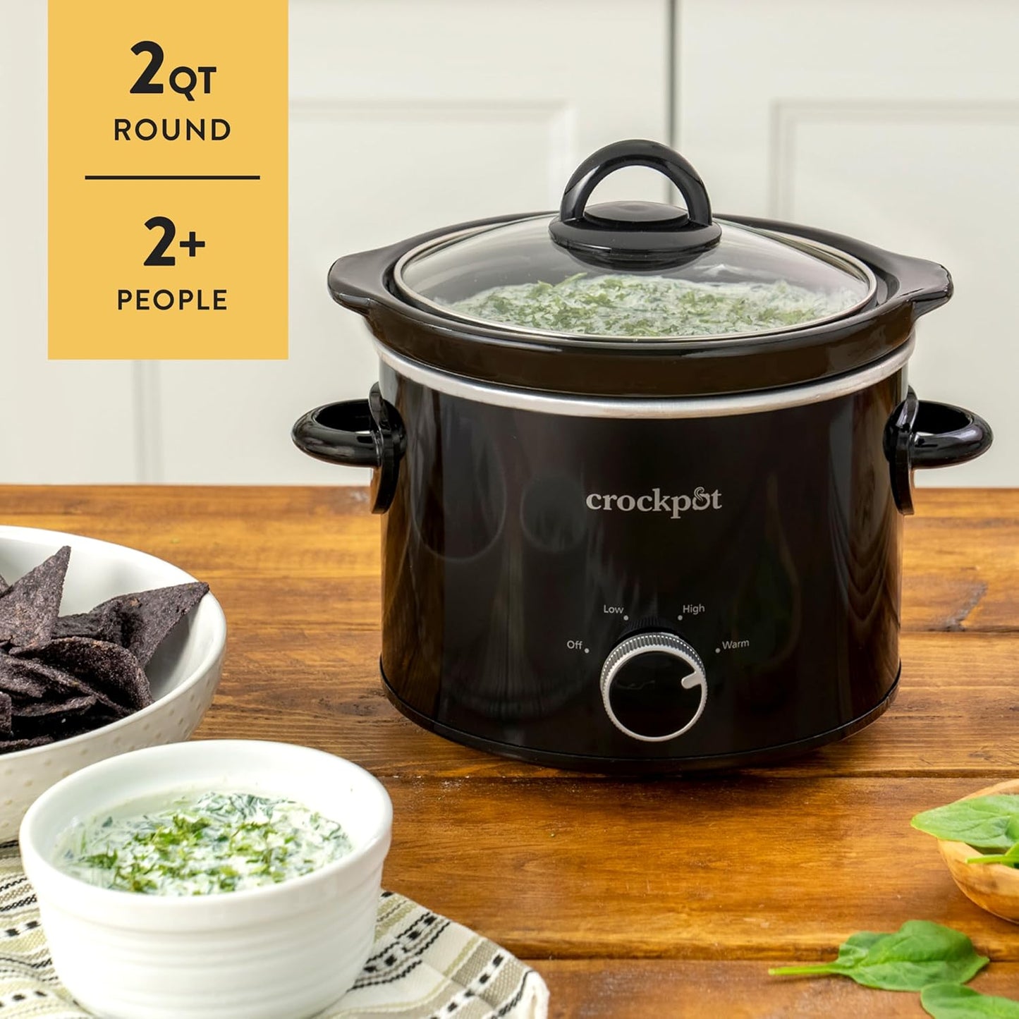 Crock-Pot 2 Quart Mini Slow Cooker – Classic Compact Cooker K9QD
